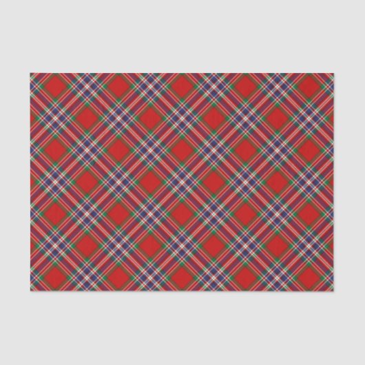 Clan MacFarlane Red Tartan Tissuepapier (Voorkant)