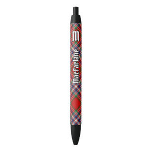 Clan MacFarlane Red Tartan Zwarte Inkt Pen
