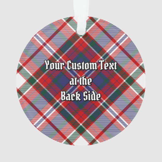 Clan MacFarlane robe Tartan (dos)