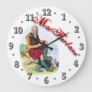 Clan MacFarlane Scottish Dream Clock Grote Klok