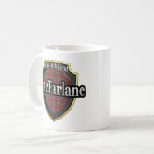 Clan MacFarlane Scottish Dynasty Tartan Mugs Cups (Devant gauche)