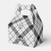 Clan MacFarlane Zwart-wit Tartan Bedankdoosjes (Achterkant)