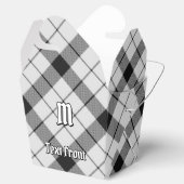 Clan MacFarlane Zwart-wit Tartan Bedankdoosjes (Geopend)