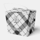 Clan MacFarlane Zwart-wit Tartan Bedankdoosjes (Achterkant)