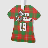 Clan MacFie Tartan Christmas Jersey (devant)
