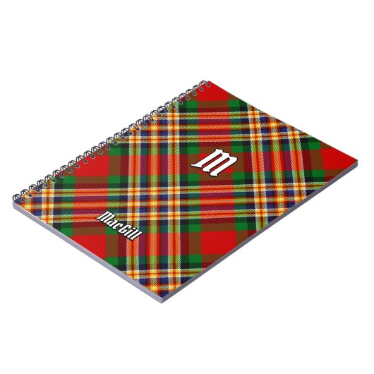 Clan MacGill Carnet Tartan (Côté gauche)
