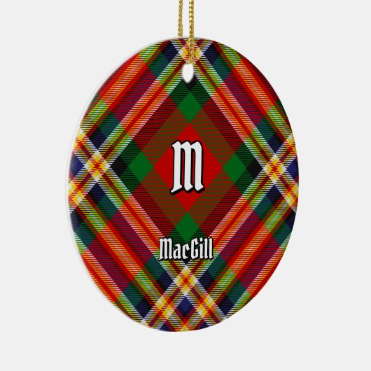Clan MacGill Tartan céramique ornement (Droite)