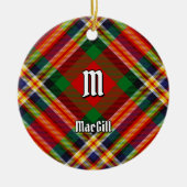 Clan MacGill Tartan céramique ornement (Devant)