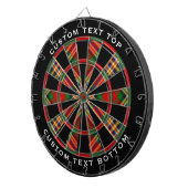 Clan MacGill Tartan Dart Board Dartbord (Voorkant Rechts)