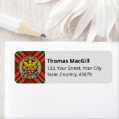 Clan MacGill Tartan Étiquette (En situation)