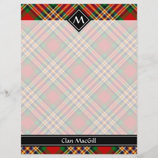 Clan MacGill Tartan Flyer (Achterkant)