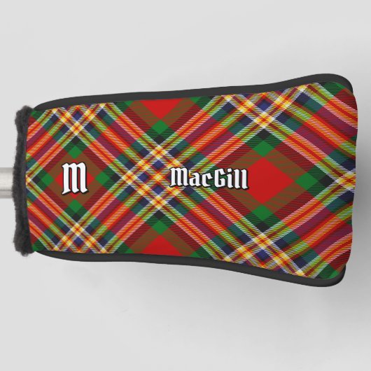 Clan MacGill Tartan Golf Head Hoesje Golfheadcover (Voorkant)