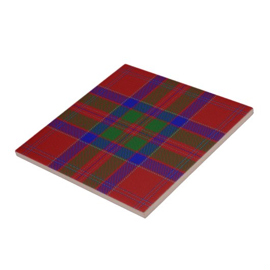 Clan MacGillivray Scottish Expressions Tartan Tegeltje (Zijkant)