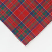 Clan MacGillivray Tartan Red en Blue Pset Fleece Deken (Hoek)