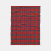 Clan MacGillivray Tartan Red en Blue Pset Fleece Deken (Voorkant)