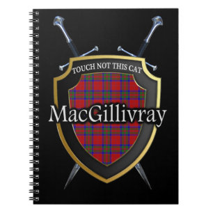 Clan MacGillivray Tartan Shield & Swords Notitieboek