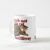 Clan MacGillivray touch not this Cat Scottish Cup Koffiemok (Voorkant links)