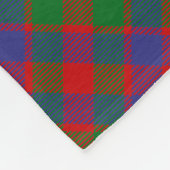 Clan MacGowan Crest over Tartan Fleece Deken (Hoek)