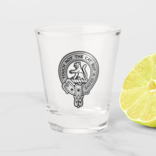 Clan MacGowan Crest Shot Glas (Voorkant)