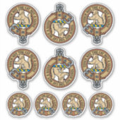 Clan MacGowan Crest Sticker Set (Voorkant)