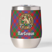 Clan MacGowan Crest sur Tartan (Avant)