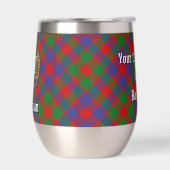 Clan MacGowan Crest sur Tartan (Gauche)