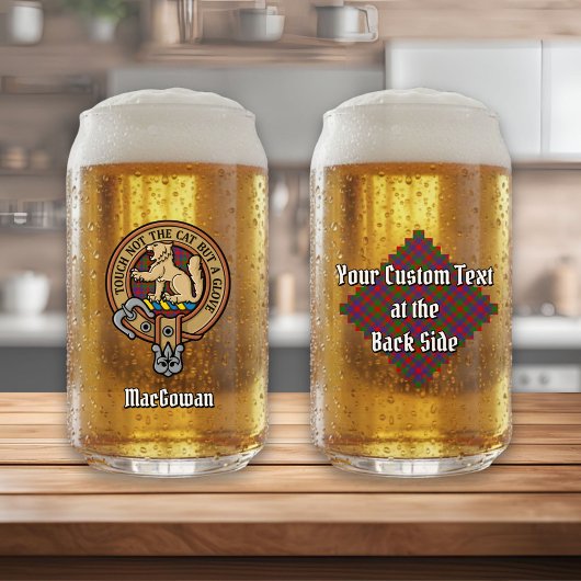 Clan MacGowan Crest sur Tartan