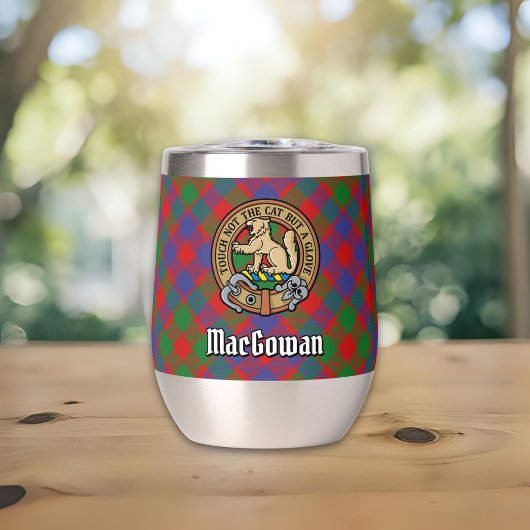 Clan MacGowan Crest sur Tartan