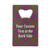 Clan MacGowan Crest sur Tartan (Dos)