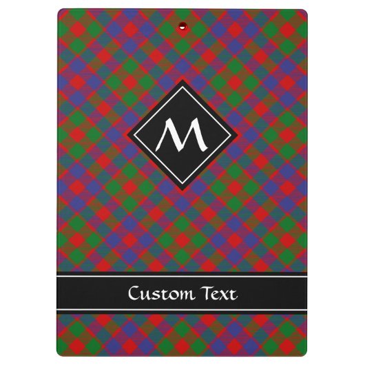 Clan MacGowan Tartan Klembord (Achterkant)