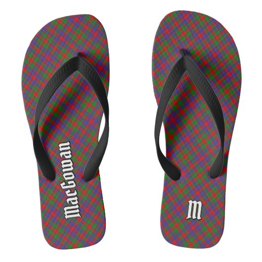 Clan MacGowan Tartan Teenslippers (Voetbed)