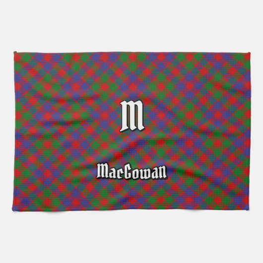 Clan MacGowan Tartan Theedoek (Horizontaal)