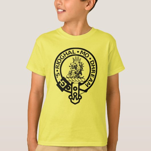 Clan MacGregor Badge T-shirt (Voorkant)
