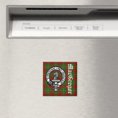 Clan MacGregor Crest Badge & Tartan Magneet (Insitu (Vaatwasser))