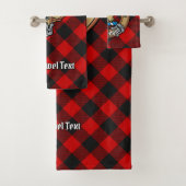 Clan MacGregor Crest sur Rob Roy Tartan (En situation)