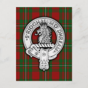 Clan MacGregor Crest & Tartan Briefkaart