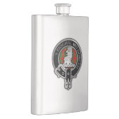 Clan MacGregor Crest & Tartan Flask Flacon (Rechts)