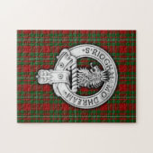 Clan MacGregor Crest & Tartan Legpuzzel (Horizontaal)