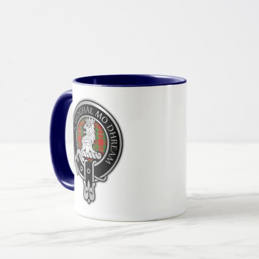 Clan MacGregor Crest & Tartan Mok (Voorkant links)