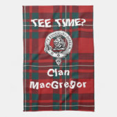 Clan MacGregor de serviette de golf (Vertical)