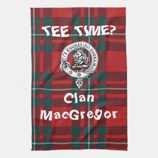 Clan MacGregor de serviette de golf (Vertical)
