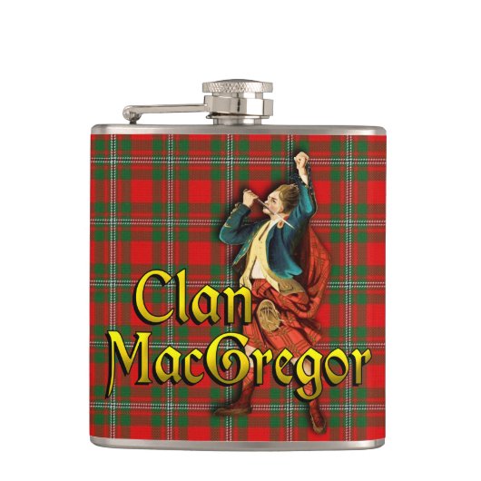 Clan MacGregor Old Scotland Heupfles (Voorkant)
