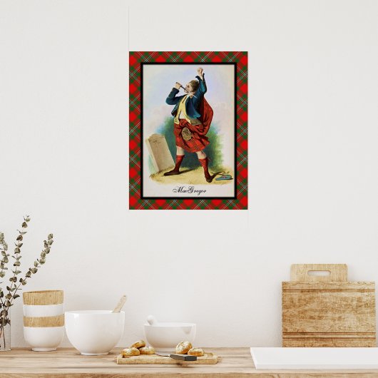 Clan MacGregor Scottish Dreams Poster (Keuken)