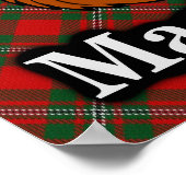 Clan MacGregor Scottish Tartan Poster (Hoek)