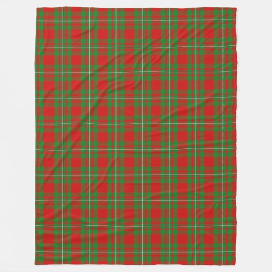 Clan MacGregor Tartan Fleece Deken (Voorkant)