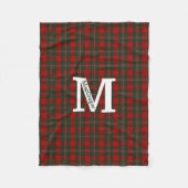 Clan MacGregor Tartan Plaid Custom Fleece Deken (Voorkant)