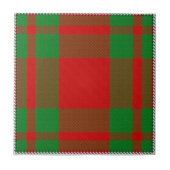 Clan MacGregor Tartan Tegeltje (Voorkant)