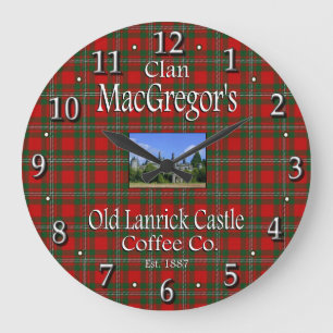 Clan MacGregor's Old Lanrick Castle Coffee Co. Grote Klok