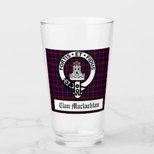 Clan Machlachlan Crest Badge &Tartan  Glas