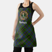 Clan MacInnes Crest over Tartan Schort (Insitu)